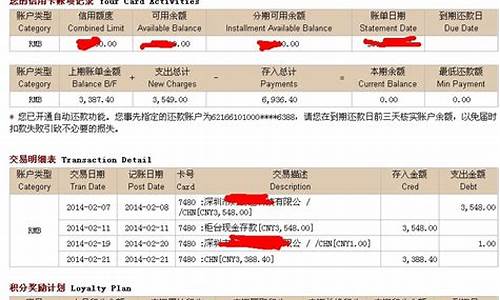 中国银行信用卡账单日和还款日对照表