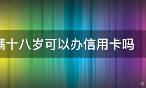 十八岁哪个银行的信用卡最好申请_18岁哪家银行信用卡好办