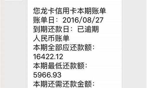 银行信用卡逾期短信内容_银行信用卡逾期短信内容怎么写